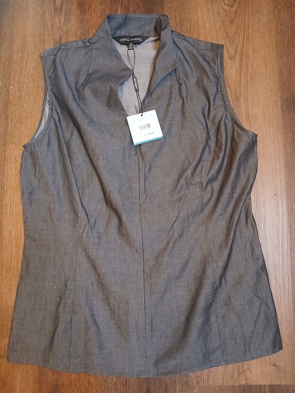 Ming Wang Sleeveless Top - Size S - NWT$135